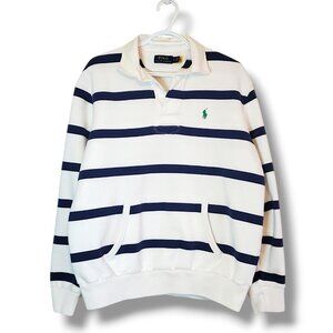 Polo Ralph Lauren Collared Crewneck Sweater White Size L